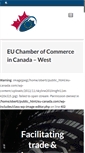 Mobile Screenshot of eu-canada.com