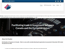 Tablet Screenshot of eu-canada.com